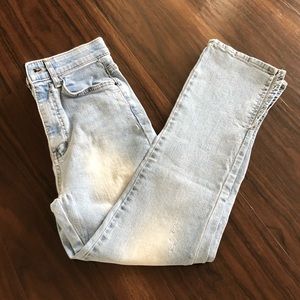 Women’s Jeans crop Jeans pants waistband Jean size:0